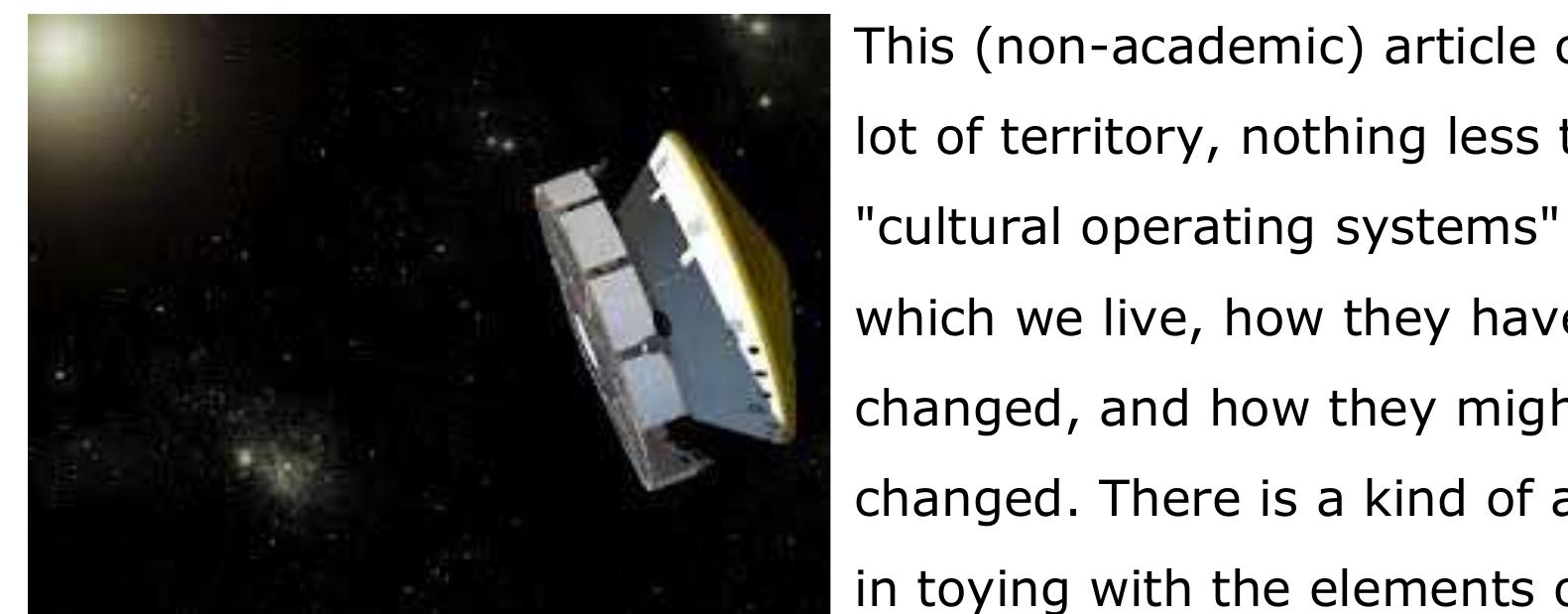 (PDF) Cultural Operating Systems – Thoughts on Designing Cultures