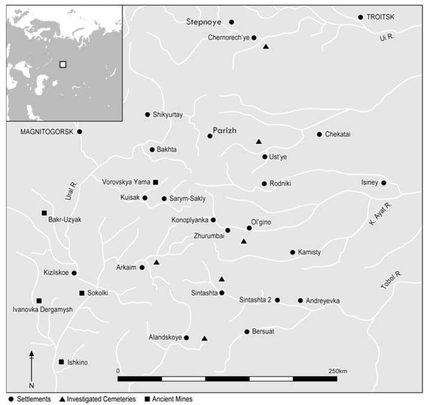 map-of-southeastern-ural-mountains-region-indicating-sites