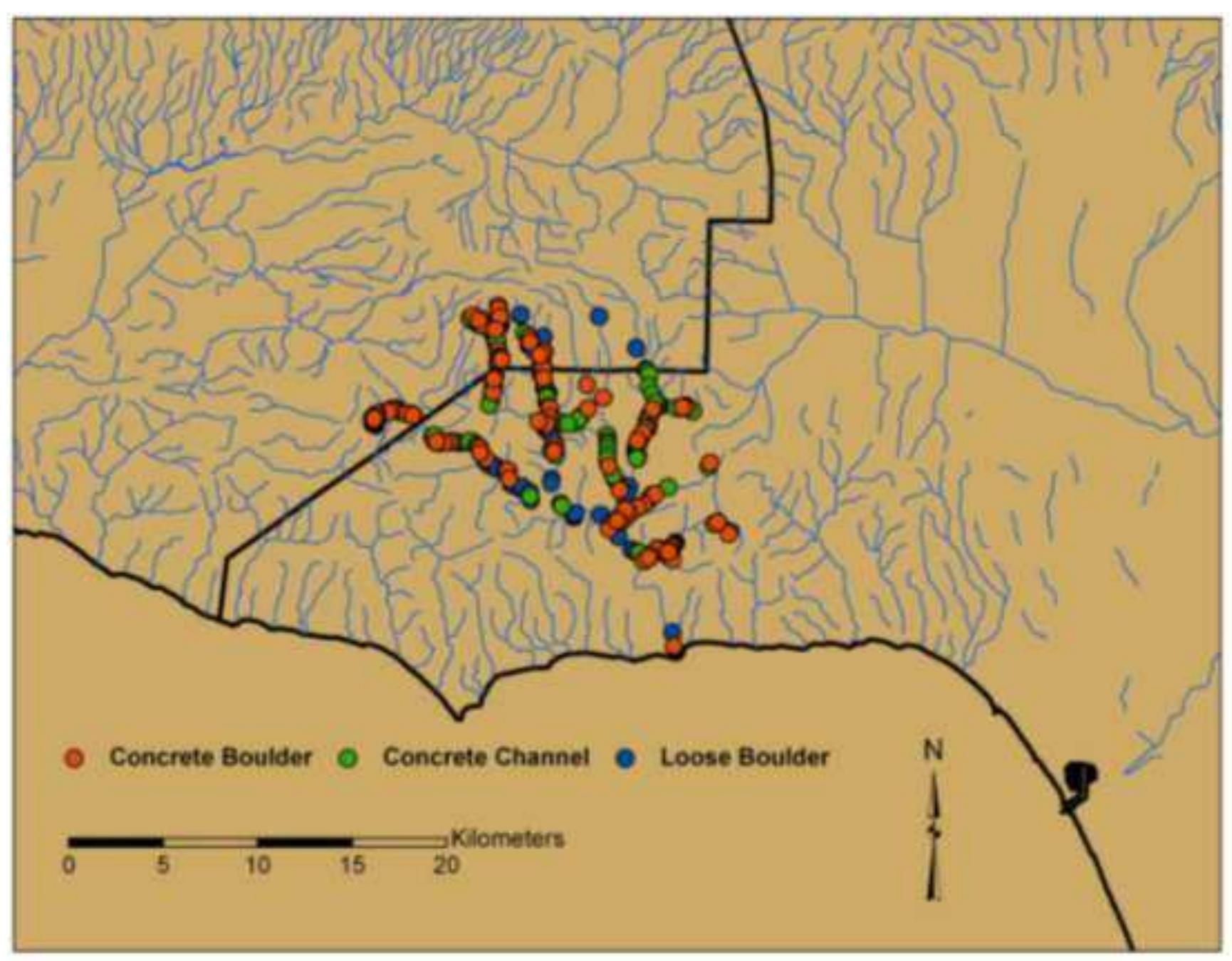 Modification Area Figure 8 - from Evaluation of Stream Condition Indicators