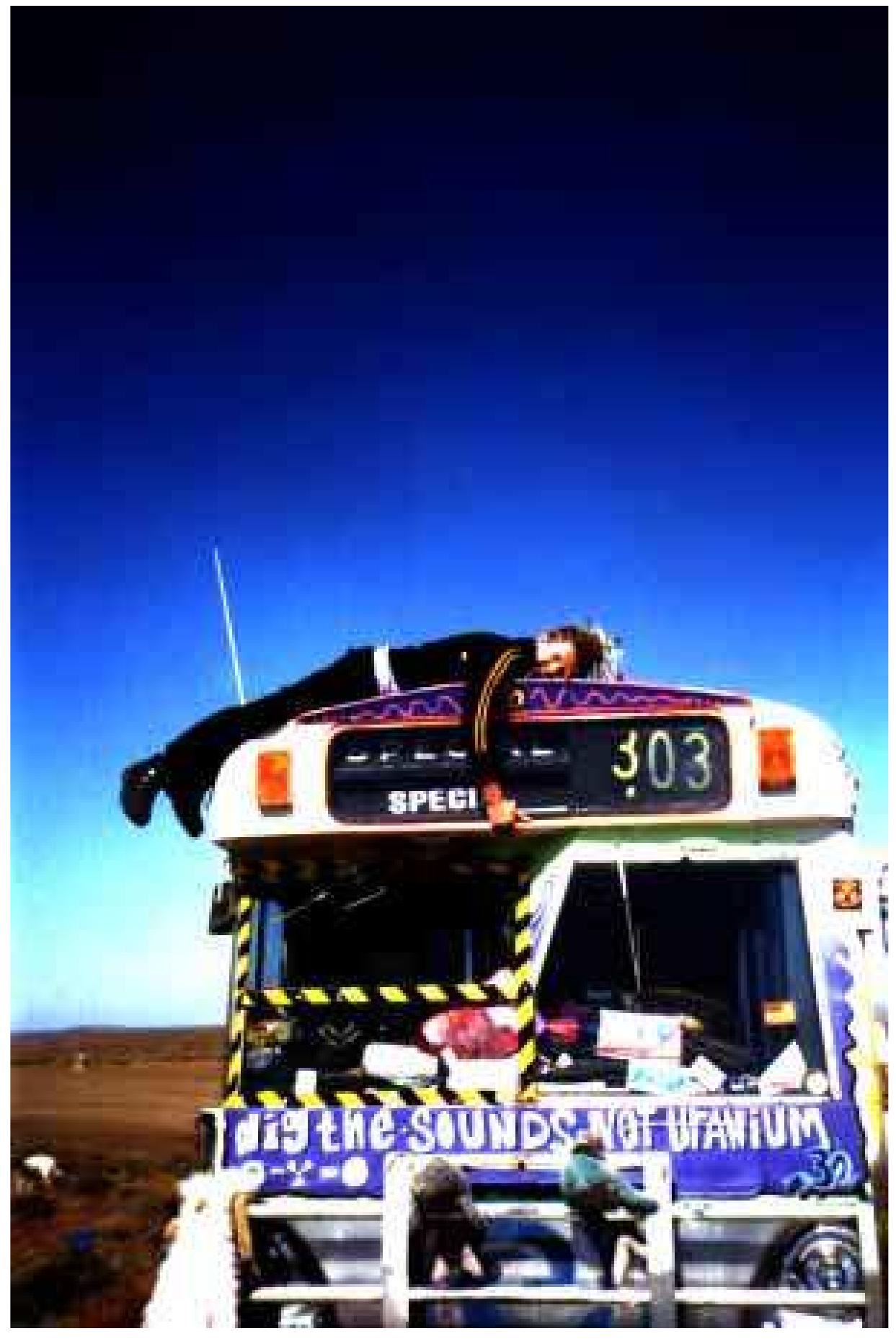 Dic THE Sounps Not URANIUM Tour 798. Oums Not Bompss Bus witH DJ MorpHisM (Puoto. PETER STRONG)