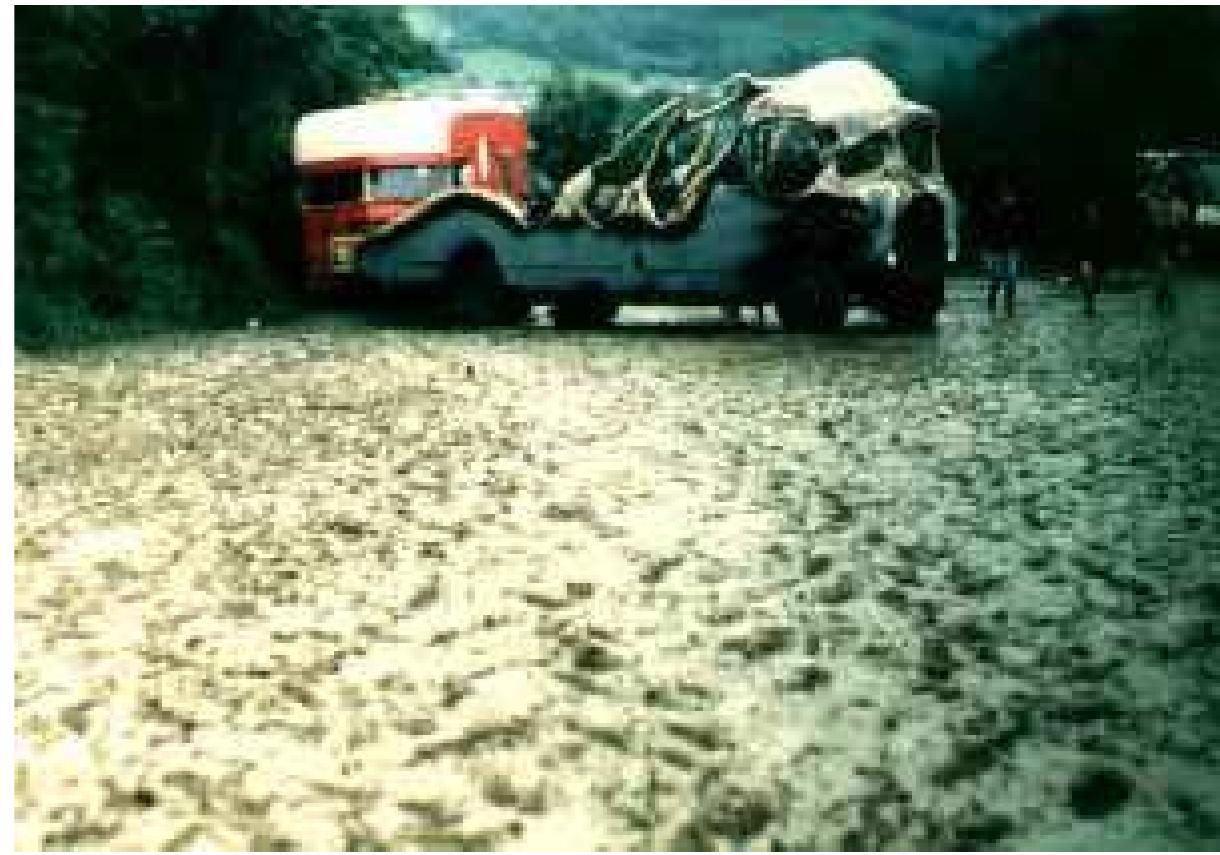 SKULLBUS AT GLASTONBURY 1985 artistic merit of our work was gaining recognition. The Mail
