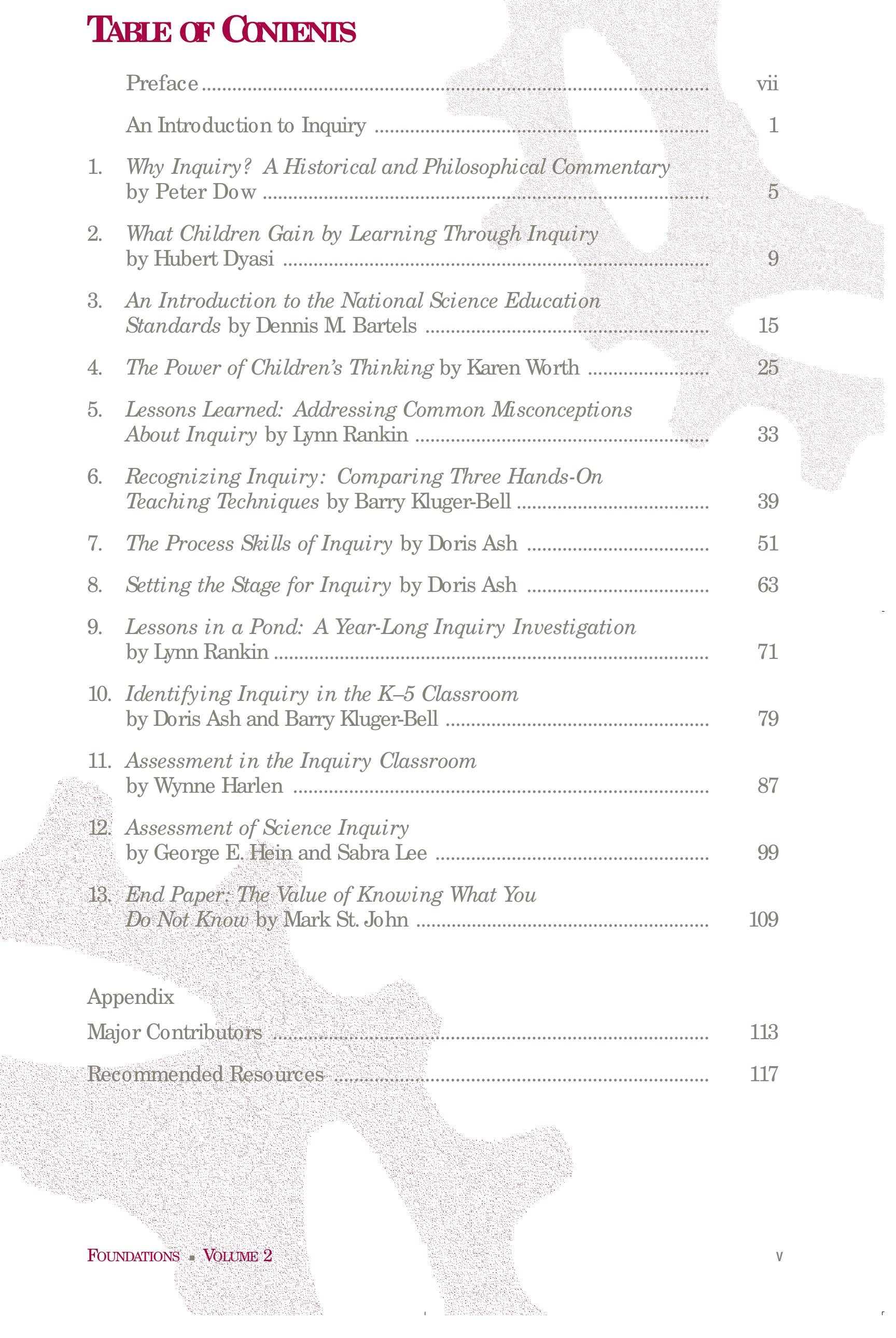 (PDF) Identifying inquiry in the K 5 classroom