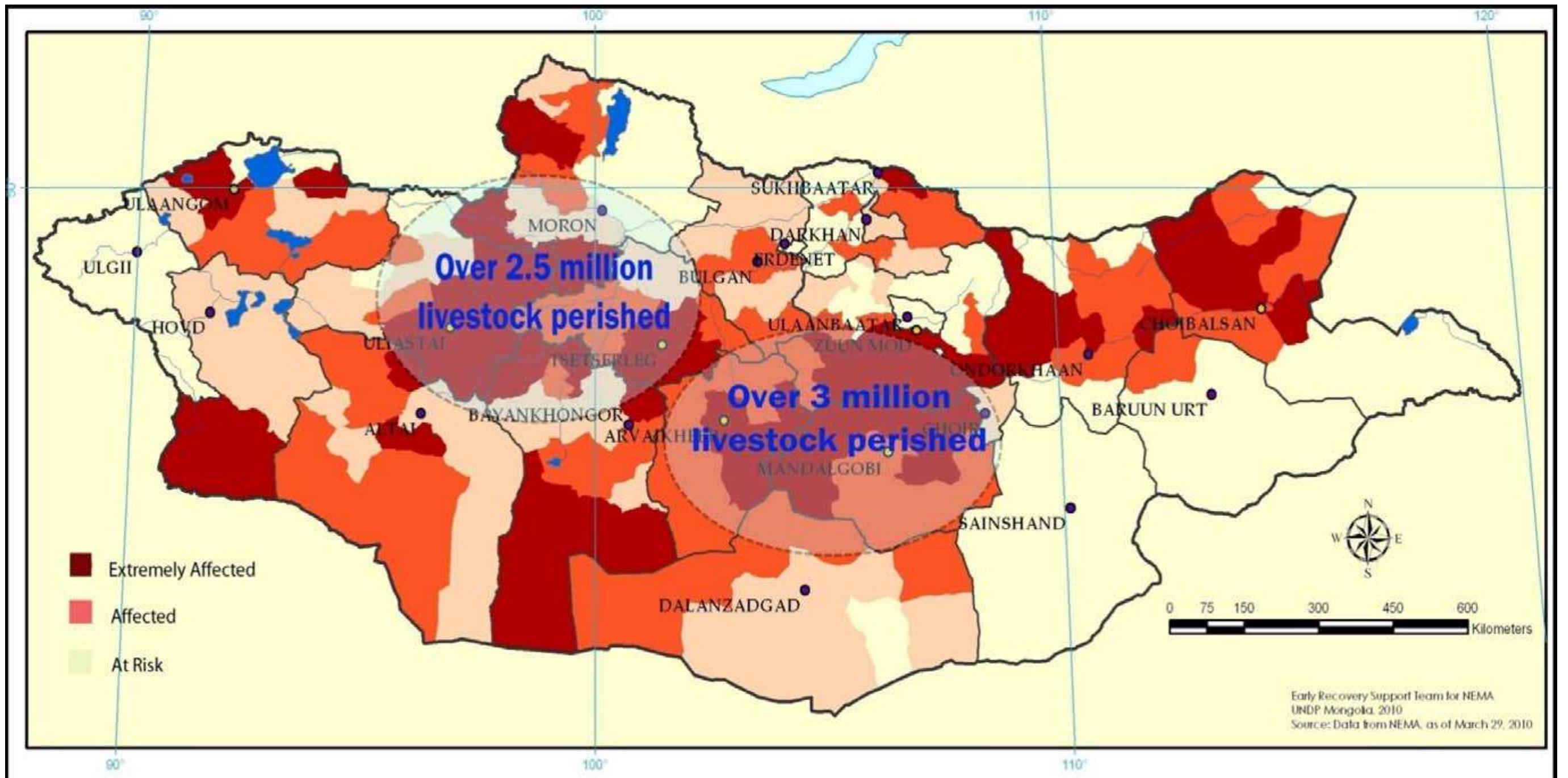 Mongolia (2009-2010 Dzud affected area) 