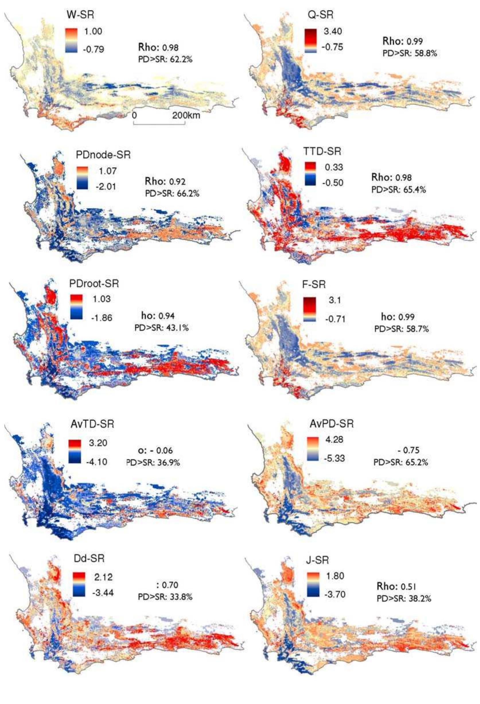 Discrepancy Map Map of mozambique showing the sites at which bats were