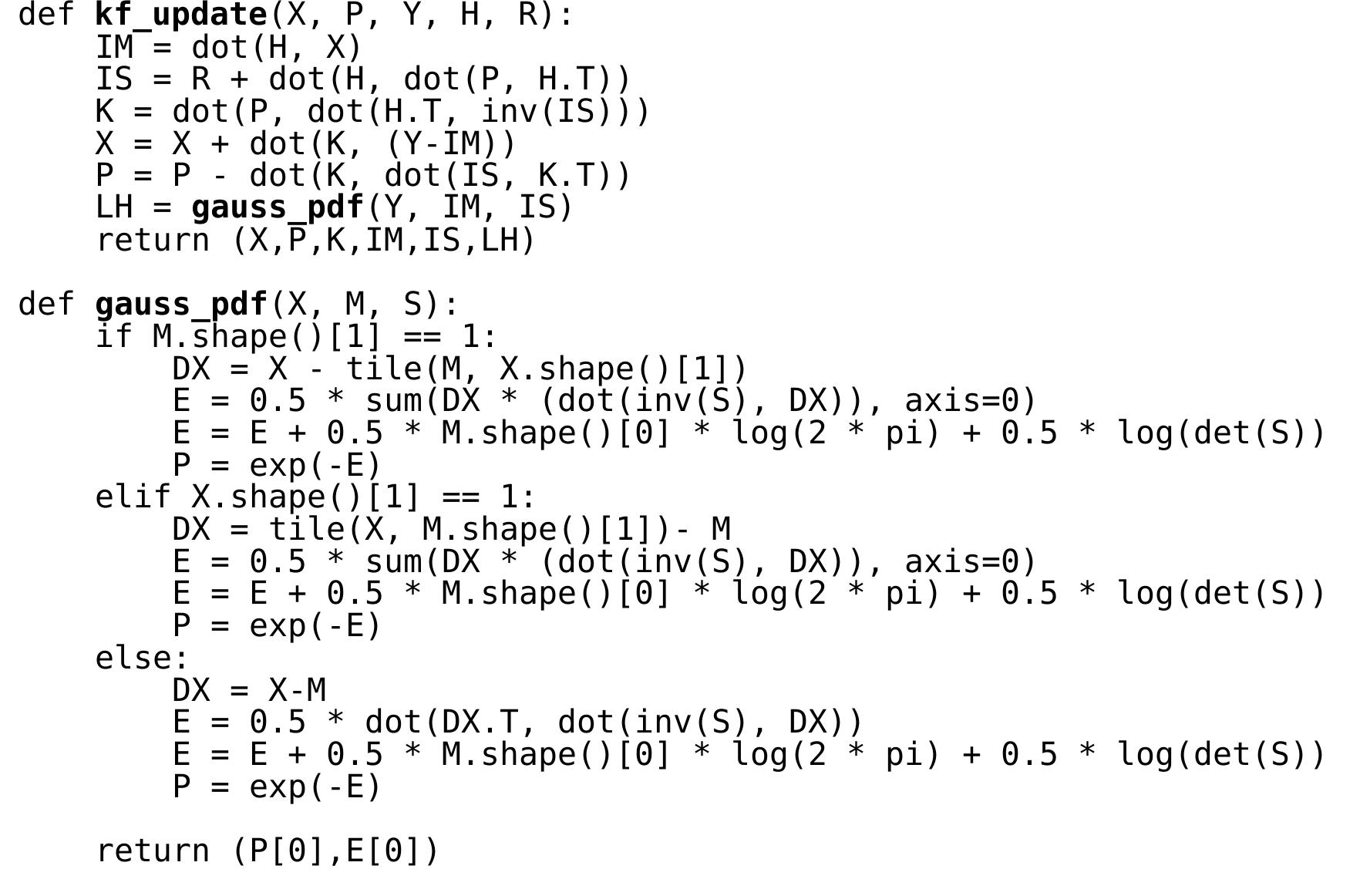 (PDF) Implementation of Kalman Filter with Python Language