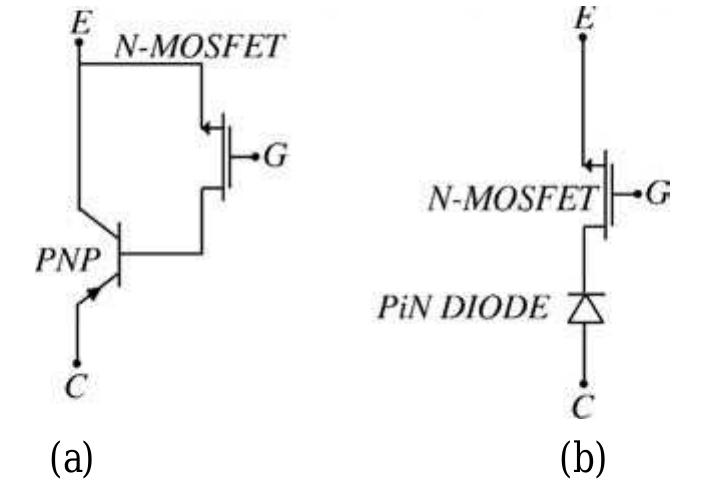 5 the igbt equivalent circuits (a) bjt/mosfet, and (b)