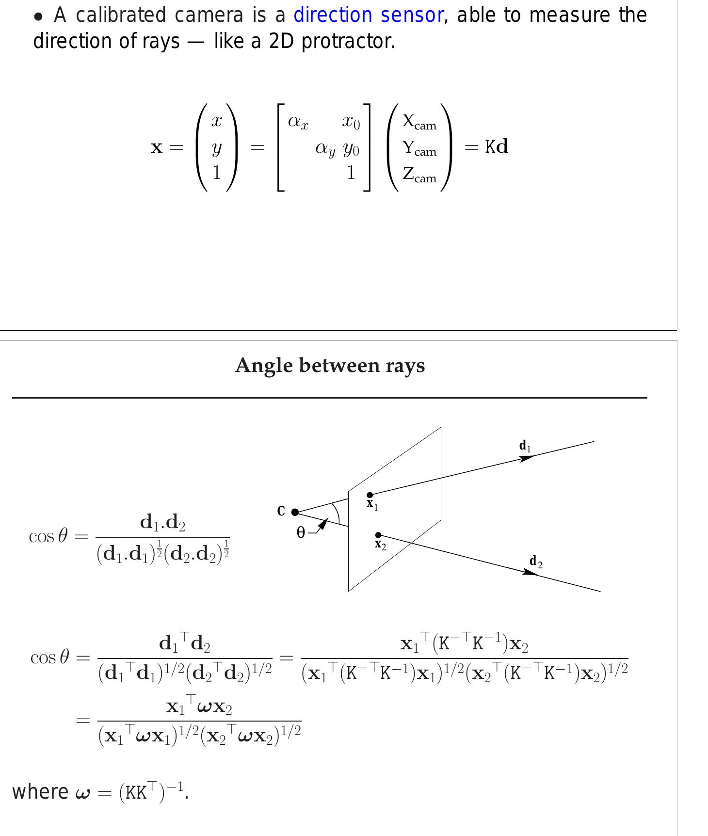 Figure 4 - Multiple view geometry in computer vision
