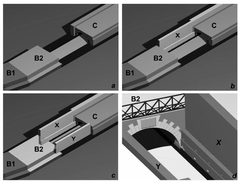 Rectangular Shape Containment A-c=constructive procedure and morphology of the containment