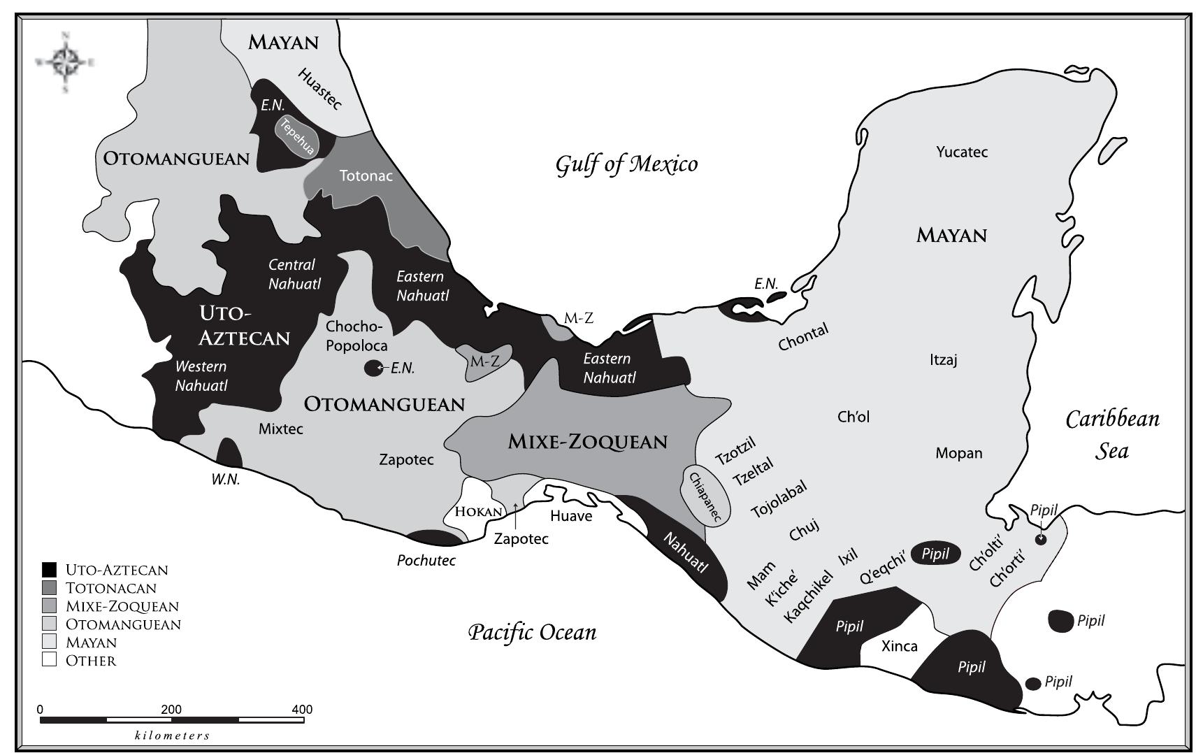 Numic Language Group Nahuatl Language Maps