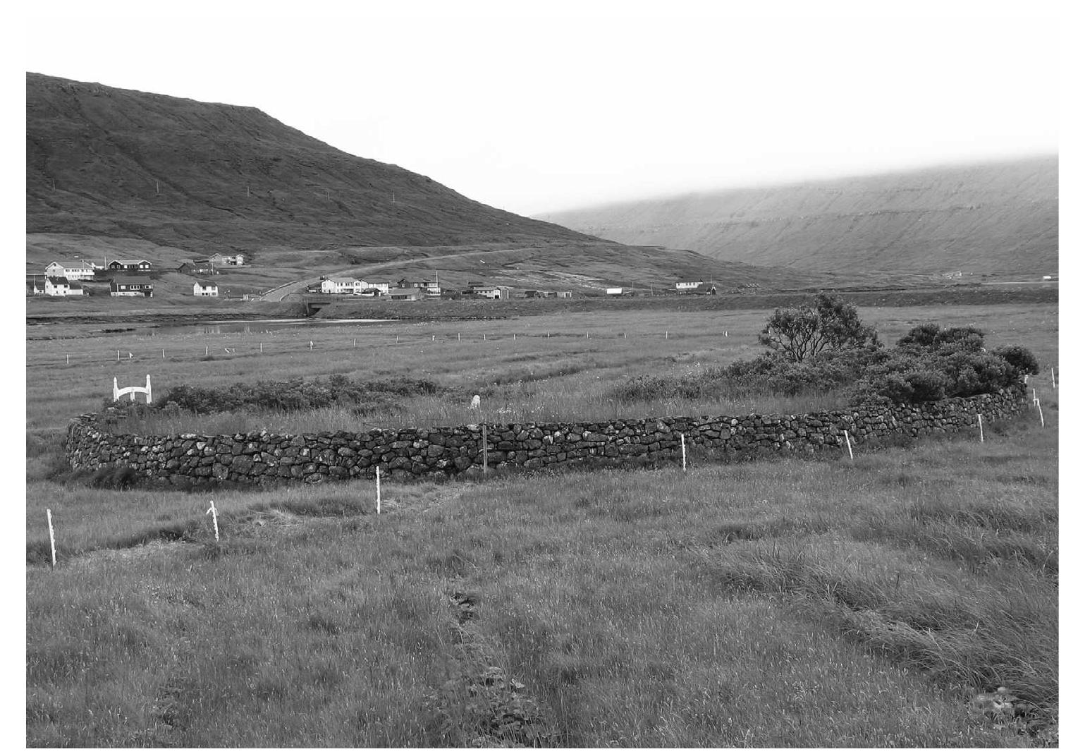 Figure 6. Photograph of the ancient church site at Hvalvik on Streymoy. Photo: J. Sheehan 2006. THE LEIRVIK “B@NHUSTOFTIN” AND THE EARLY CHRISTIANITY OF THE FAROE ISLANDS, AND BEYOND 