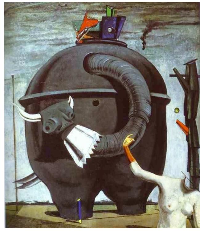 worse than centaurs or griffins, but he does not seem to have had mental pictures of them. 