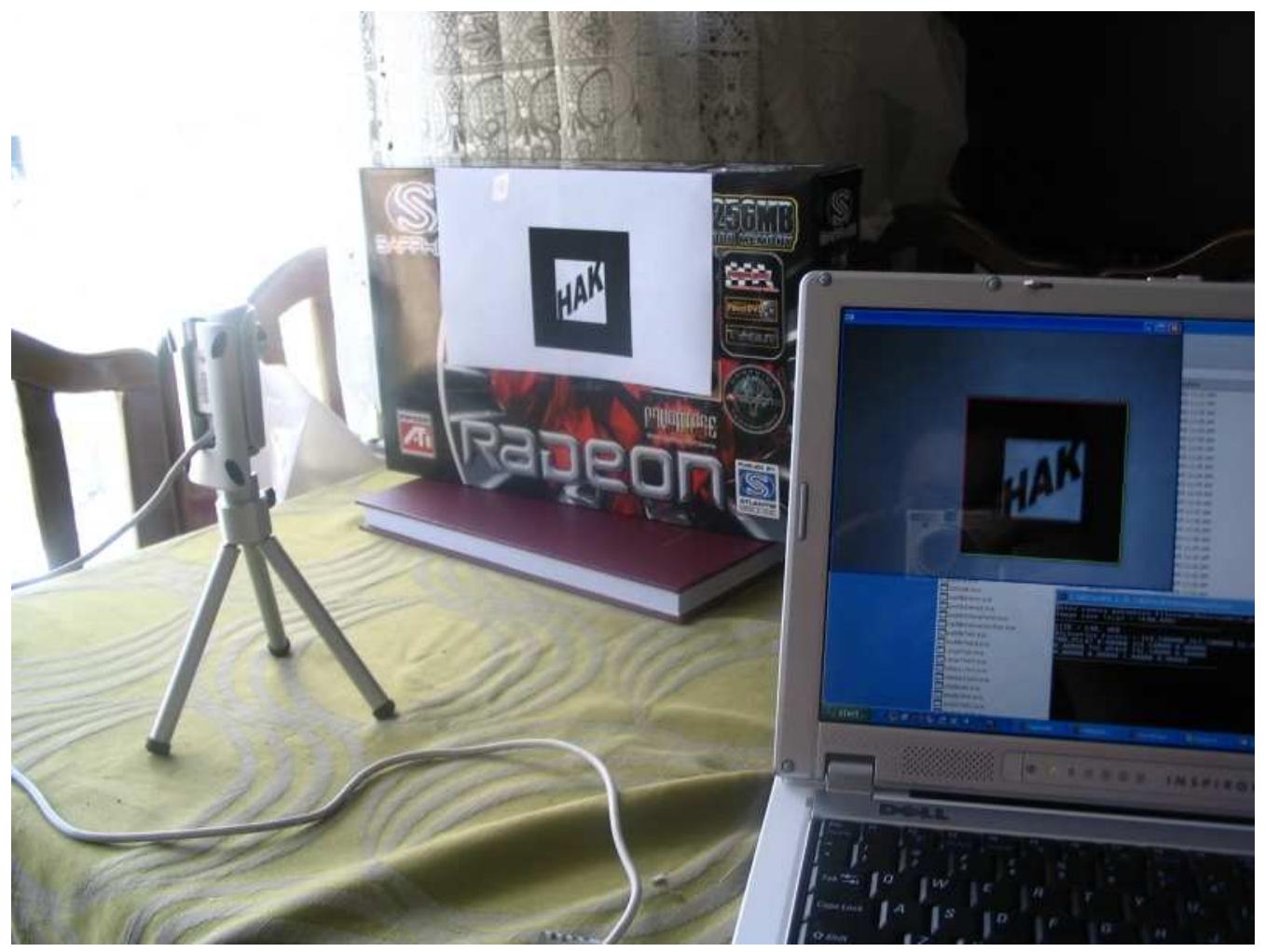 Mechanism designed for artoolkit to recognize patterns