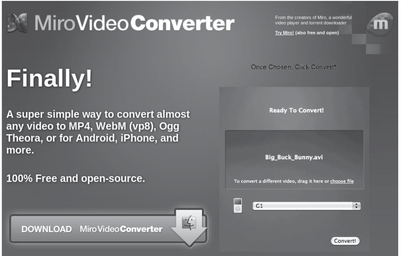 The Miro Video Converter. 