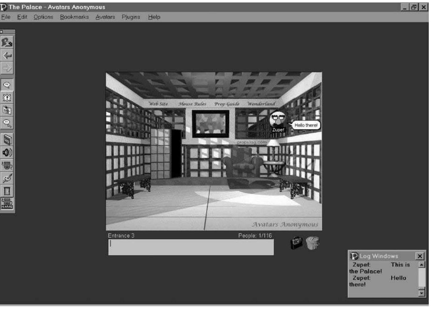 Fig. 1. The Palace screen shot. 