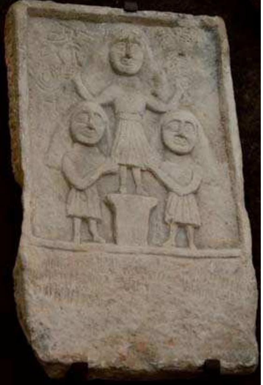 Fig. 3 — Relief of Silvanus from Glamoé Zemaljski Museum Sarajevo (D. Dzino with permission of Zemaljski Museum) 