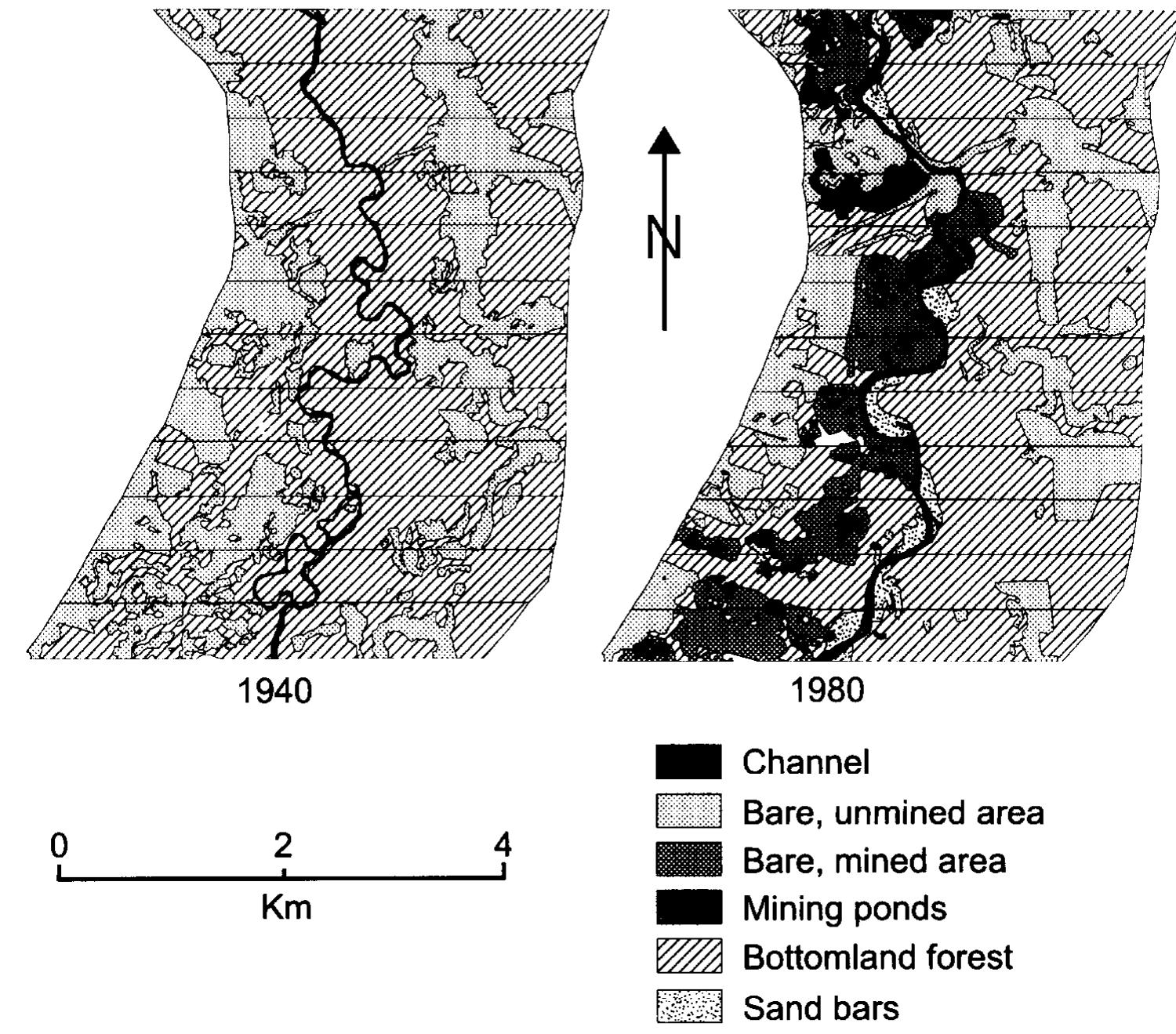 (PDF) Channel planform and land cover changes on a mined river floodplain