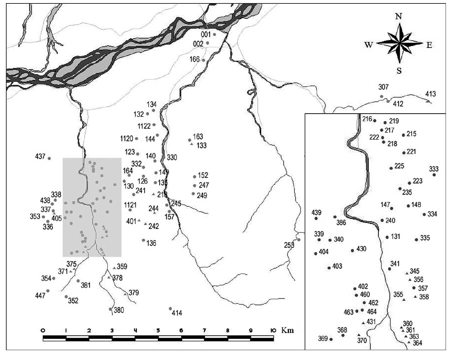 - amsv: rock-art and rock artifacts sites (triangle