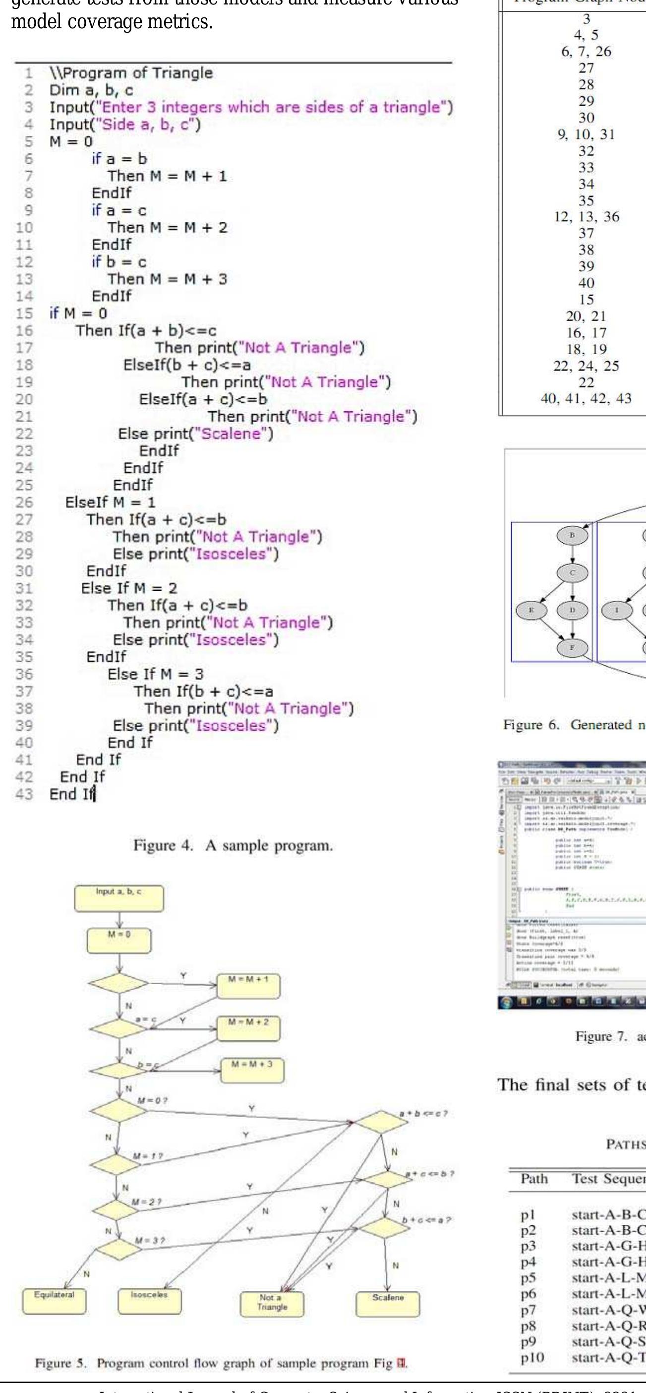 (PDF) Test Scenarios Generation Using Path Coverage