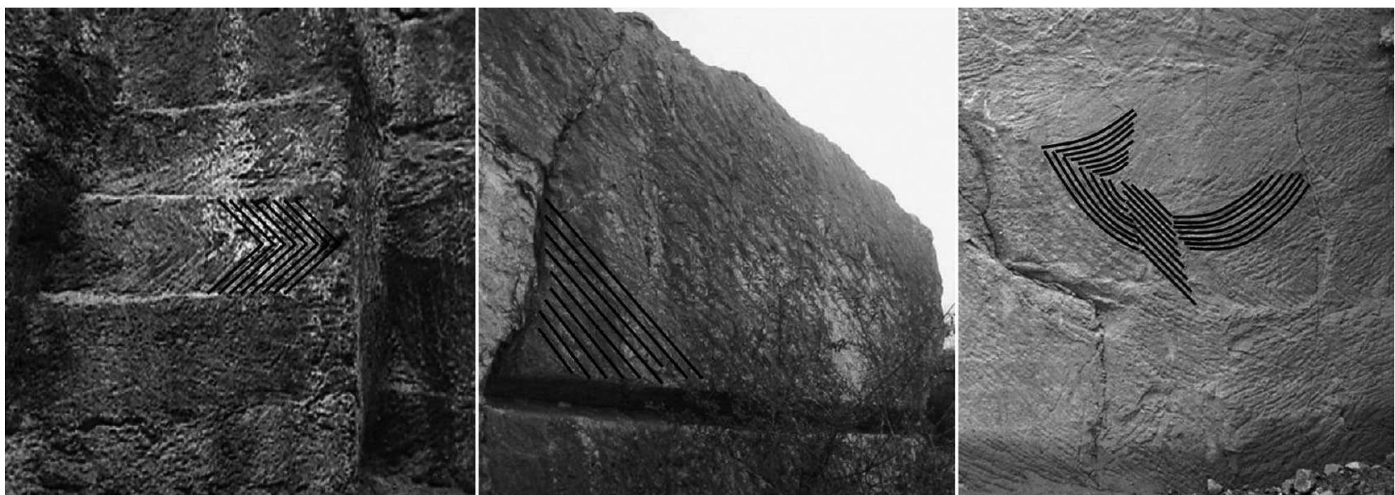 Groove Pattern Sample Fic. 8. examples of the different groove patterns recorded