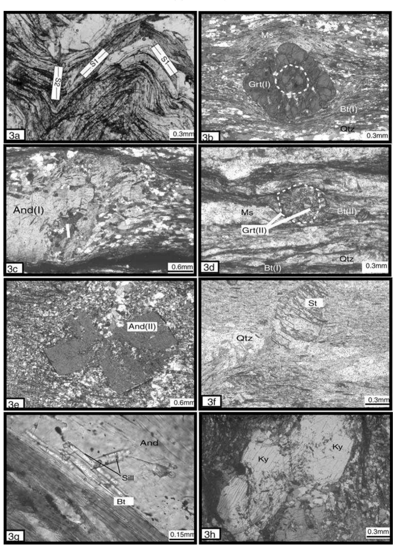 Figure 1 - from P–T evolution of the Precambrian Metamorphic