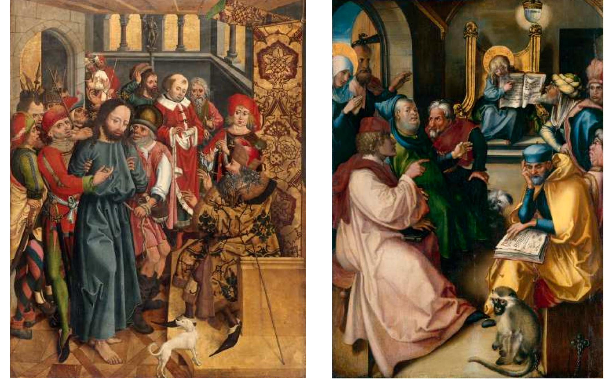 ae Christ before Pilate, Master of the Hersbruck Altar, Germany, c. 1480- 1490, Nuremberg, Germanisches  Nationalmuseum 