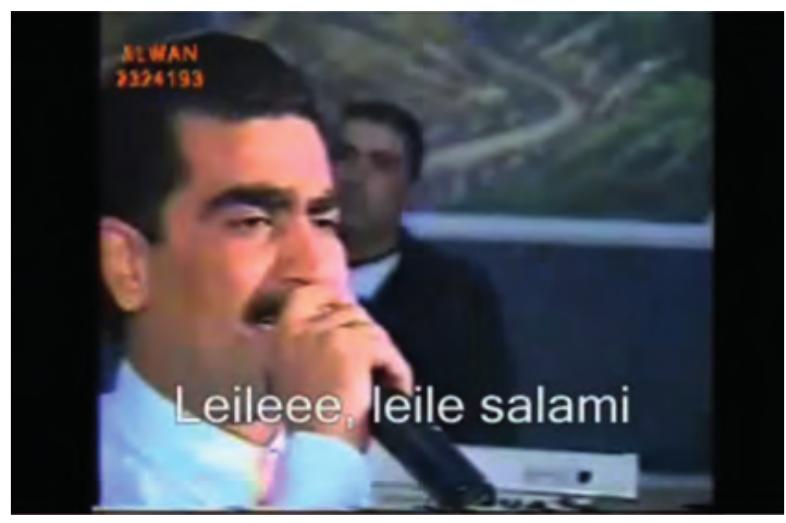 Ebdo Mihemed and the new lyrics  As with the previous example, the original lyr- 