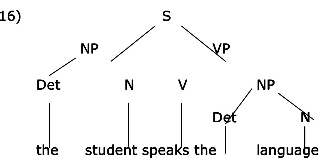 In examining tree diagrams you may find some items which are