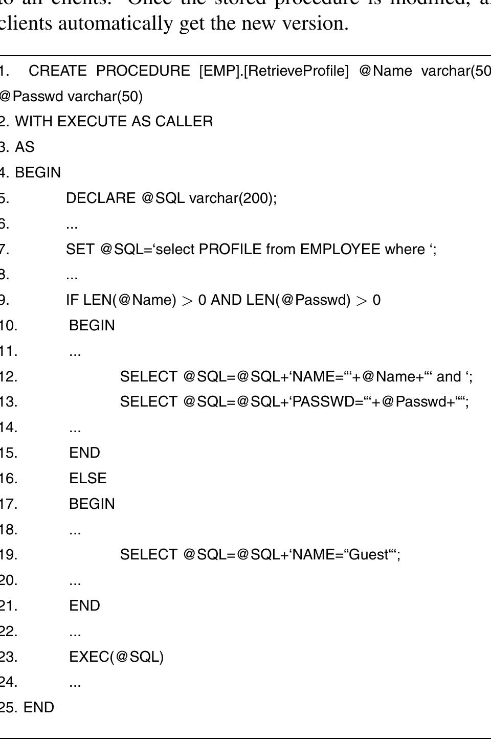 (PDF) Preventing SQL Injection Attacks in Stored Procedures