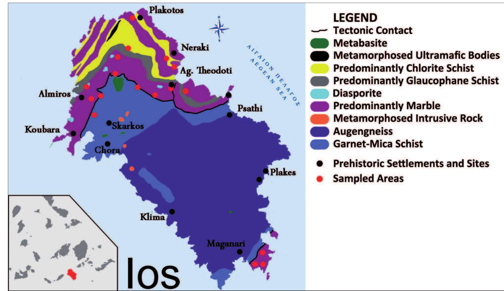 PDF) The search for the prehistoric marble sources in the Cyclades, image size:2040x1177