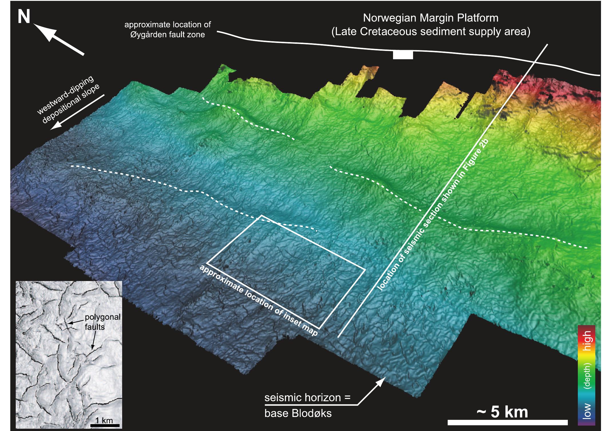 Time structure map based on 3-d mapping of the base blodoks