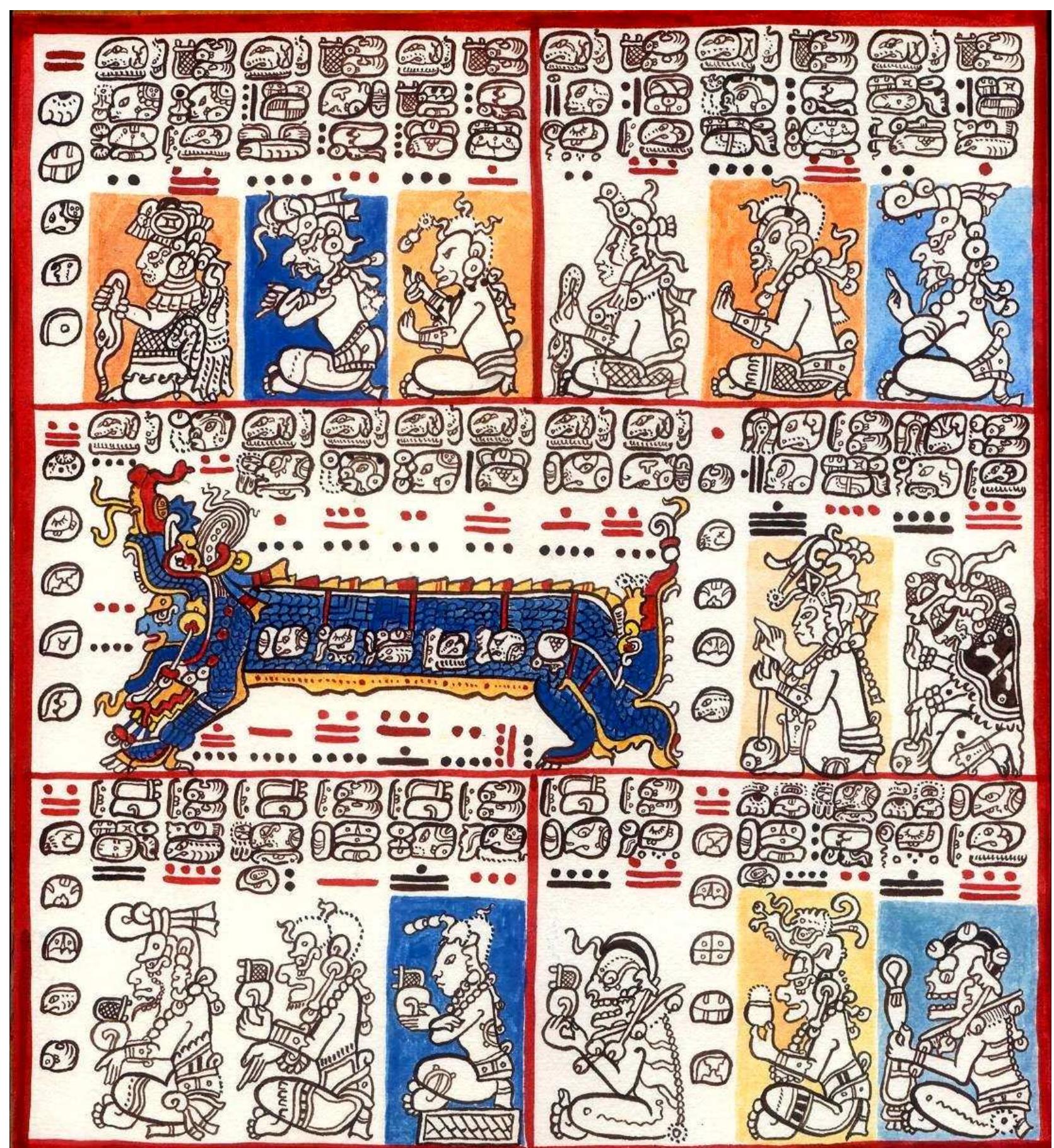 Codex Structure Figure 1 - from The Dresden Codex Master Structure