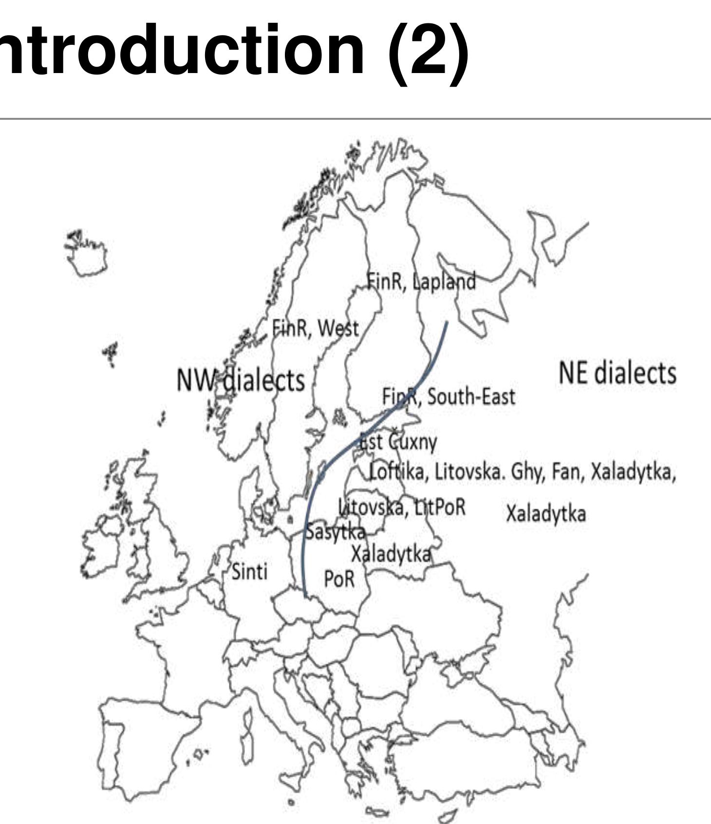 (PDF) Finnish Romani and other northern dialects of Romani in the ...