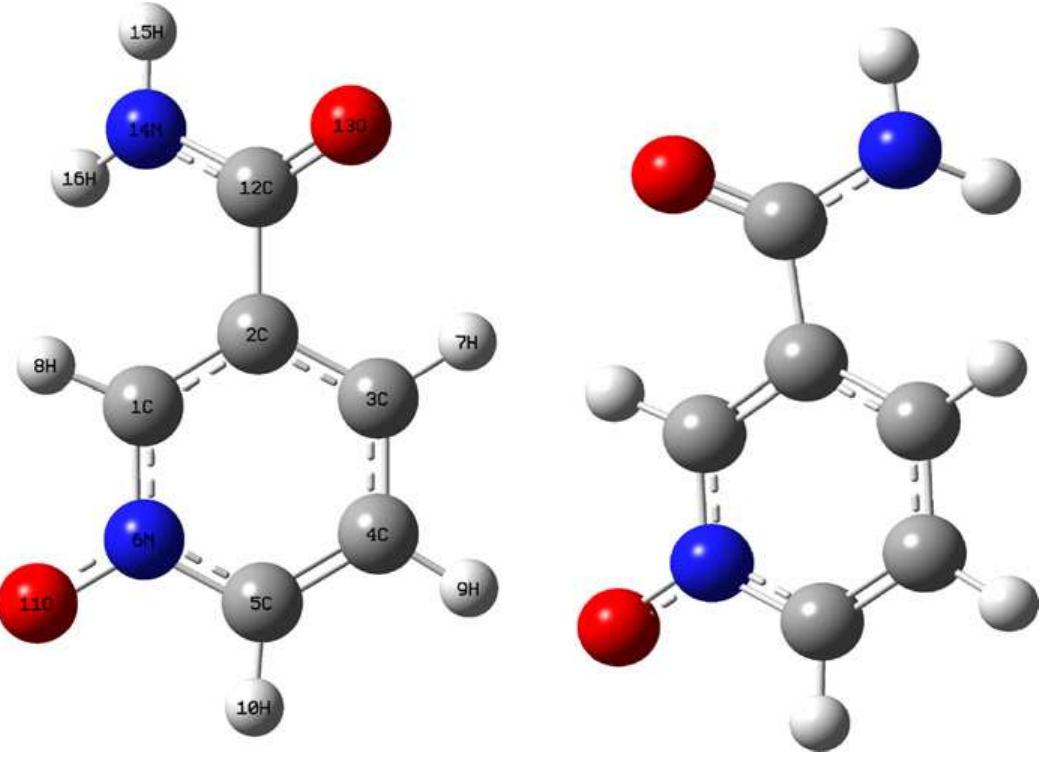 The theoretical geometric structures of nano molecule for