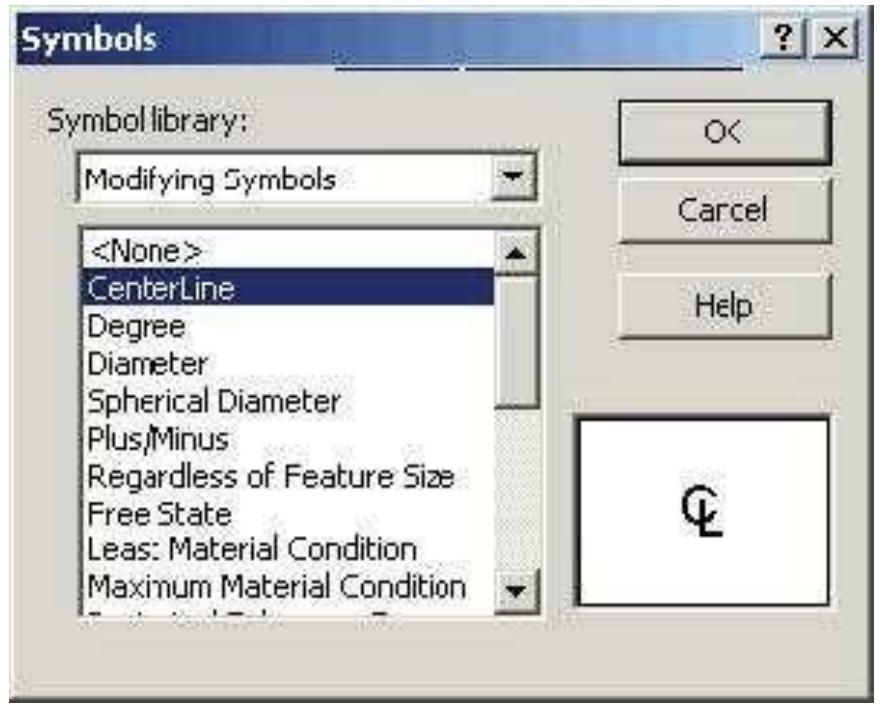 Solidworks Featuremanager Symbol Library Solidworks has a library of symbols (such as degrees, depth,