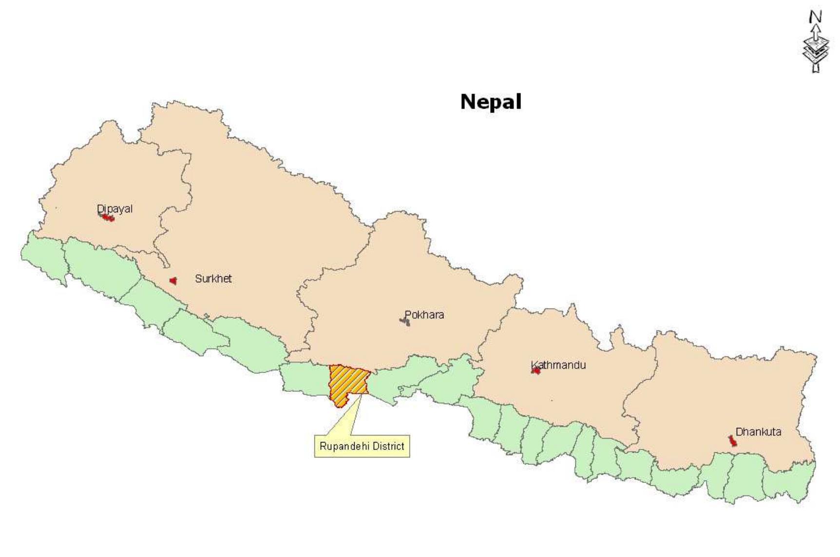 Map Rupani Figure 1 - from Status of Shallow Tubewells Irrigation and
