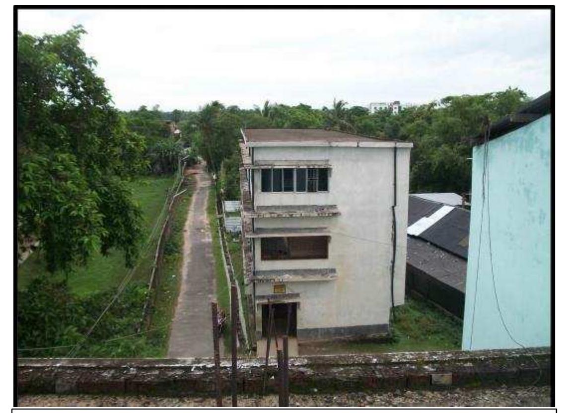 Picture of Boys’ hostel: this 3-storied building with an area 