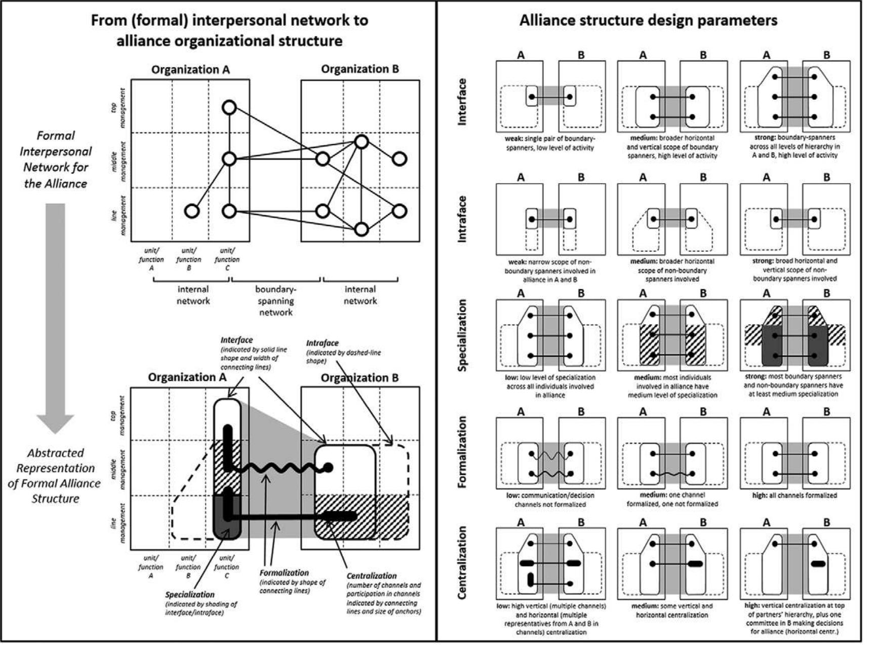 Figure 1 - Strategic Alliance Structures: An Organization