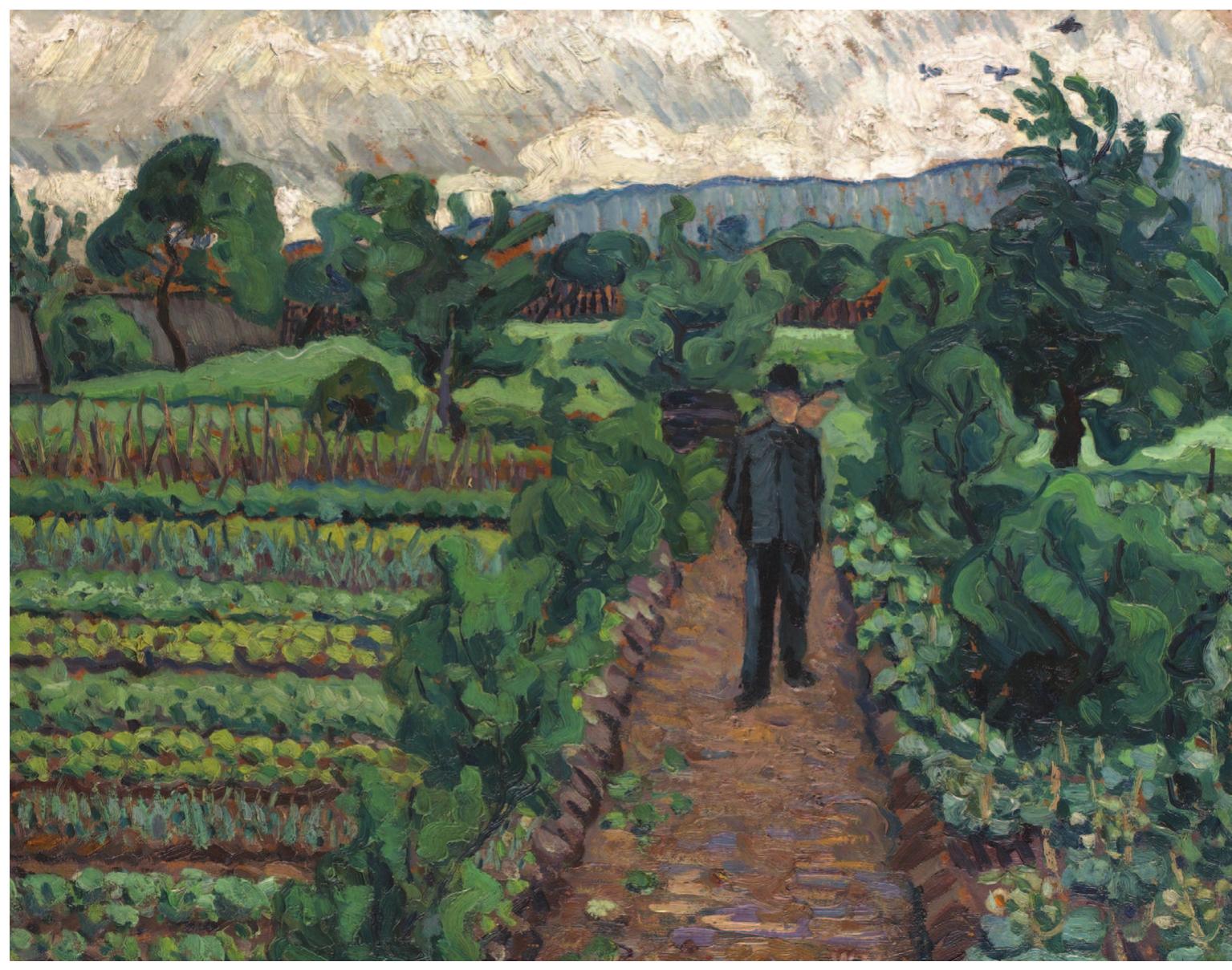 Fig. 2. Willi Nowak, Garden, ca. 1905-6. Oil on board, 52 x 66 cm. National Gallery, Prague. Photograph © National Gallery, Prague. 
