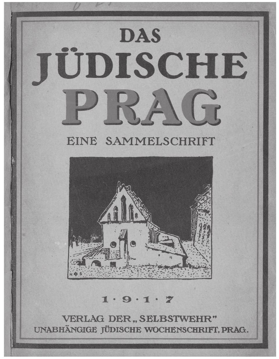 Fig. 7. Cover of Das jiidische Prag, 1917. Courtesy of the I. Edward Kiev Collection, Gelman Library, The George Washington University. 