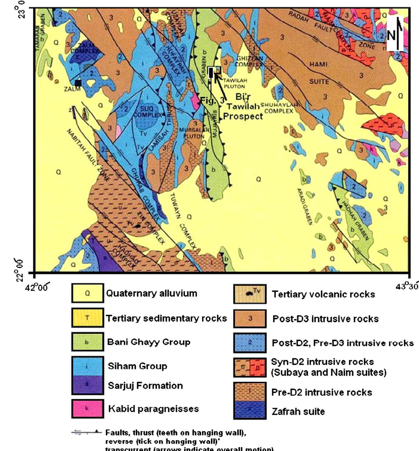Figure 2 - from The Bi’r Tawilah deposit, central western