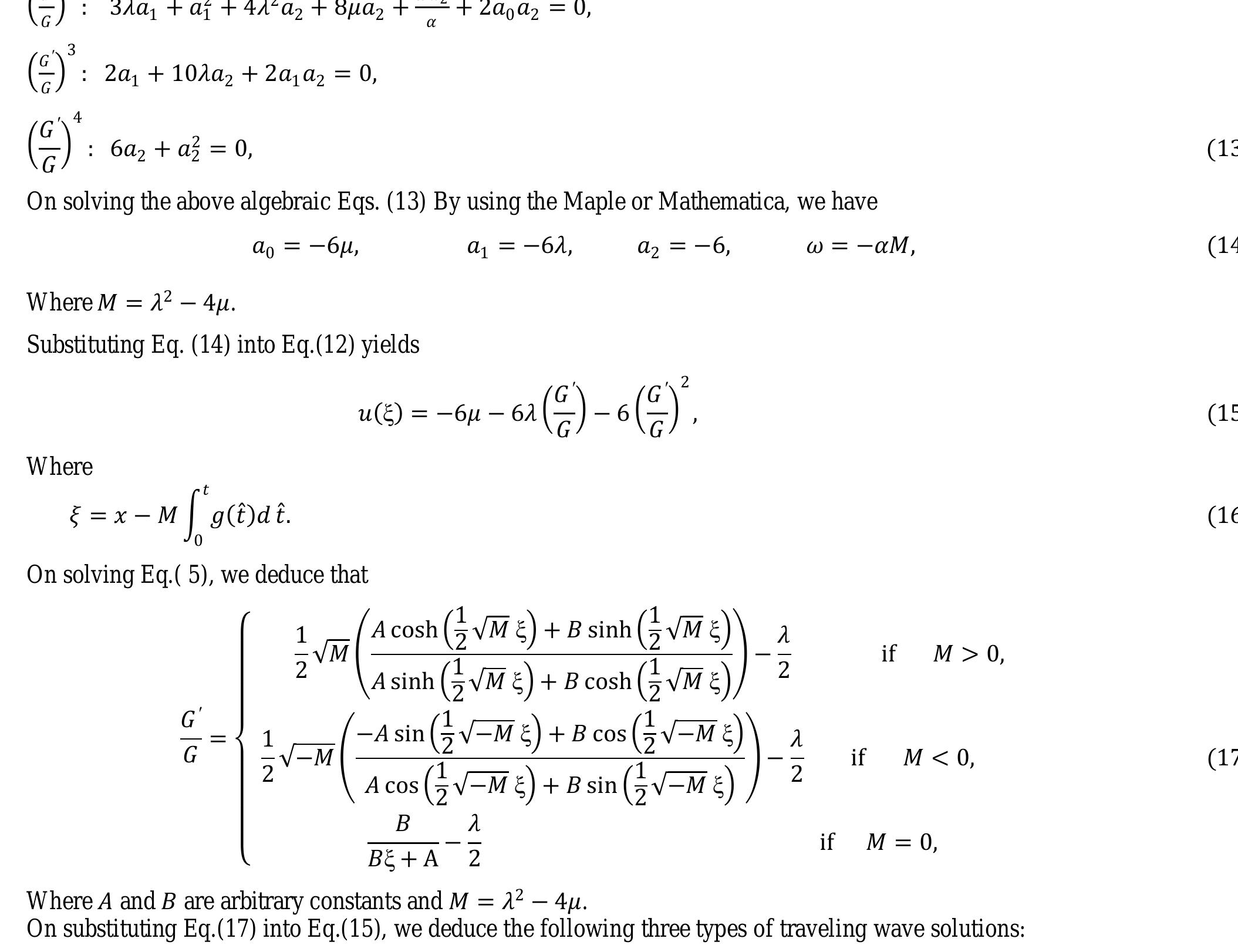 (PDF) The (G'/G) - Expansion Method for Finding Traveling Wave ...