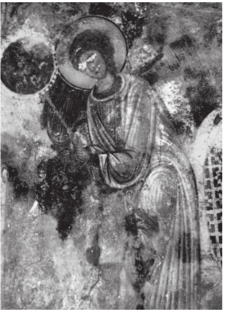 Fig. 11. Kato Kastania, Ayios Andreas, Melismos, angel, detail 