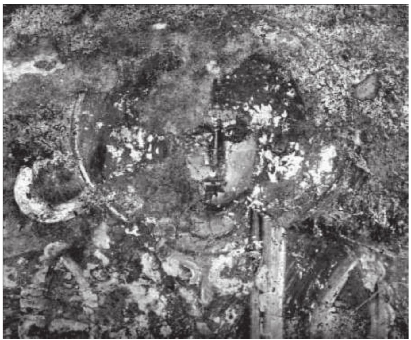 Fig. 13. Molaoi, Ayios Yeoryios, Patron saint Yeoryios, detail 