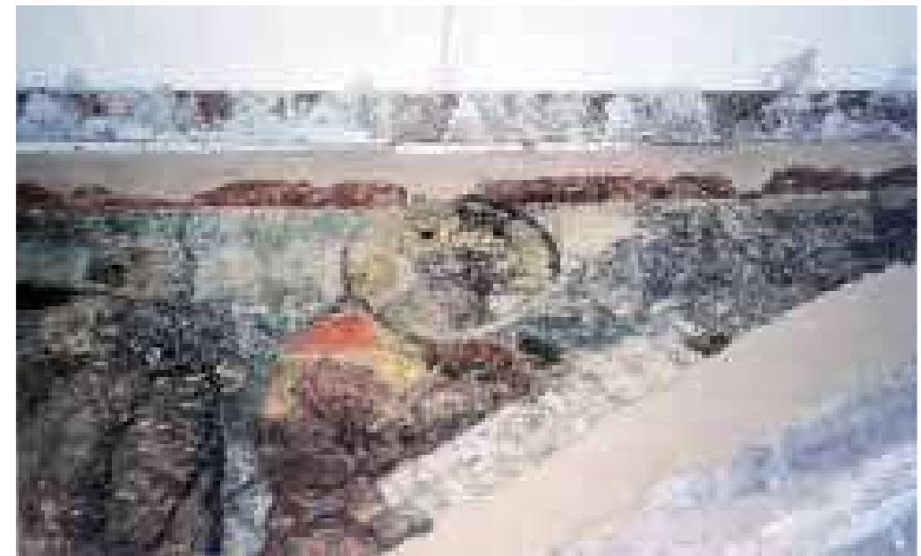 ter’s daughter Eleni to emperor Theodoros II Laskaris of Nicaea in 1235, strengthened the connections posited between the artistic production of Nicaea and painting in Bulgaria”. The daughter of Theodoros II Laskaris, Eirene, married tsar Konstandinos Tich Asen (1257-1277) in 1257, becoming his second wife’. She is represented, dressed as a Byzantine empress, with her husband in the narthex of Bojana, together with the church’s patrons, the Sebastokrator Kalojann and the Sebastokratorissa Dessislava“’ (fig. CD 14 and 15). As André Grabar has noted, the figure of Dessislava is depicted in an elegant Western attitude* that could be attributed to the eastern Mediterranean milieu close to Nicaea, with which the new empire would have had connections.  A ne memento glace prmmemnivmen lewieeeers: ay eile Din snewn. Lemecermis  Frescoes 