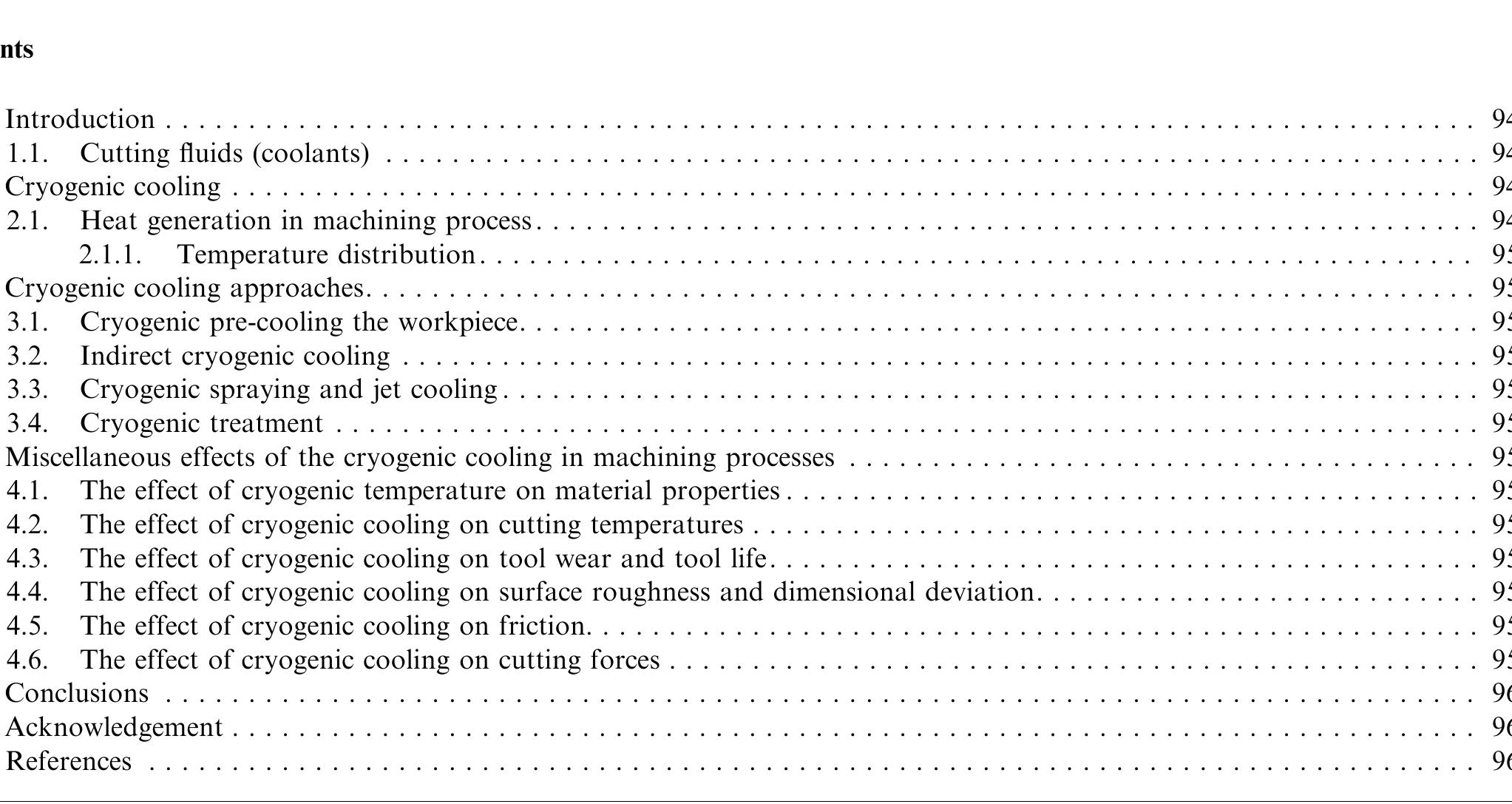 (PDF) A review of cryogenic cooling in machining processes