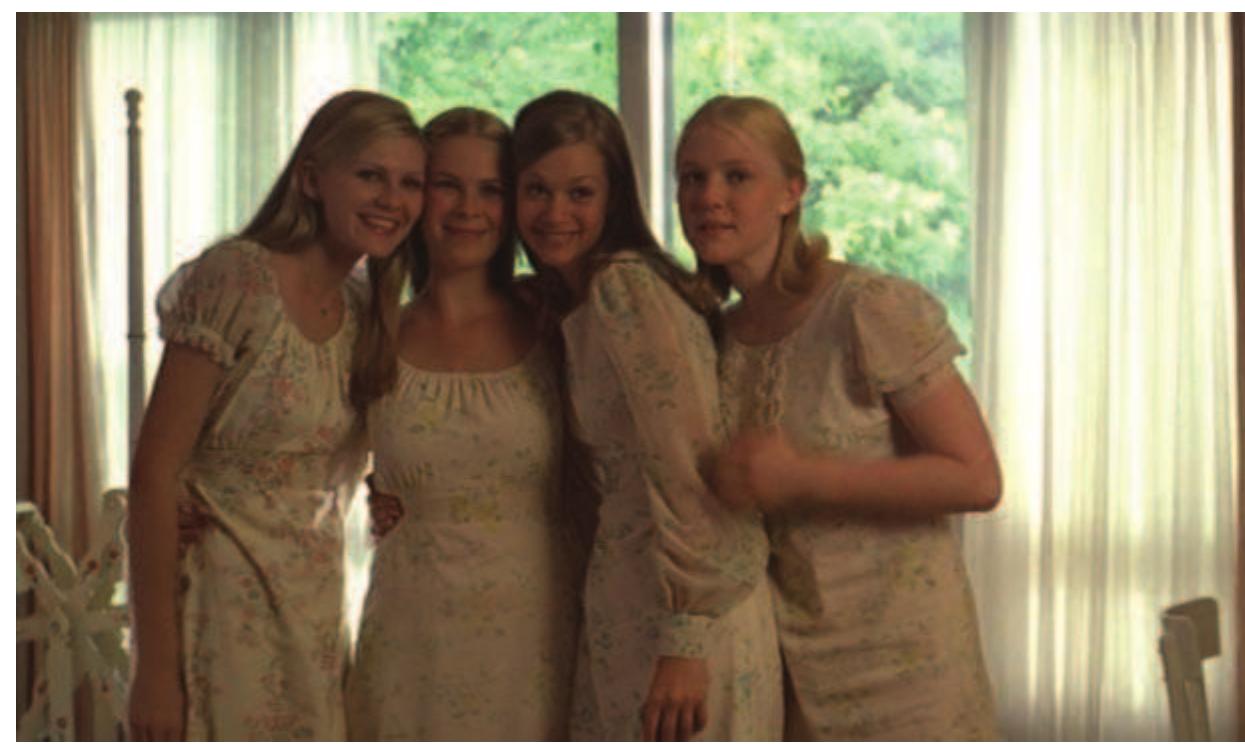 Figure 7: The Lisbon girls in their prom dresses