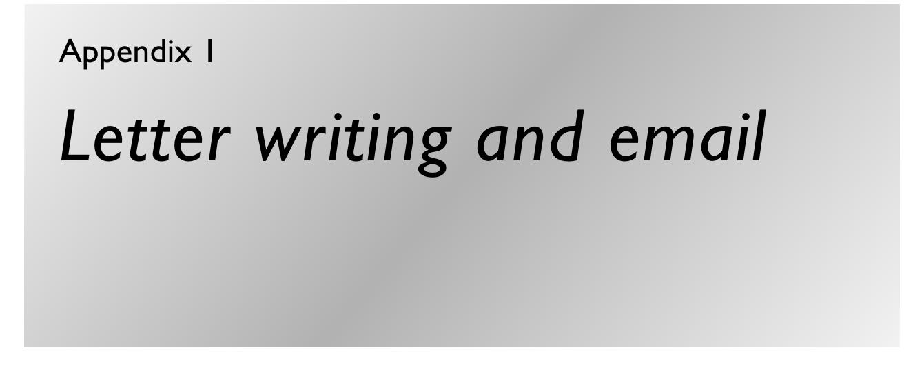 Dutch Email Examples (PDF) Dutch Comprehensive Grammar