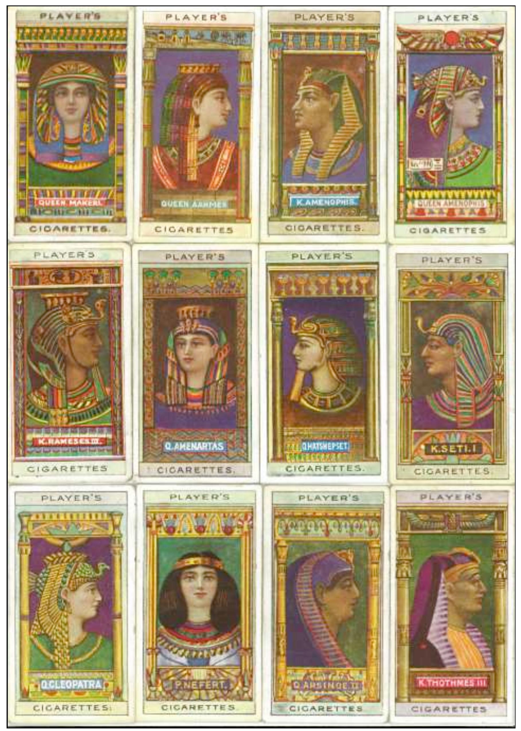 john player kings and queens cigarette cards Figure 1