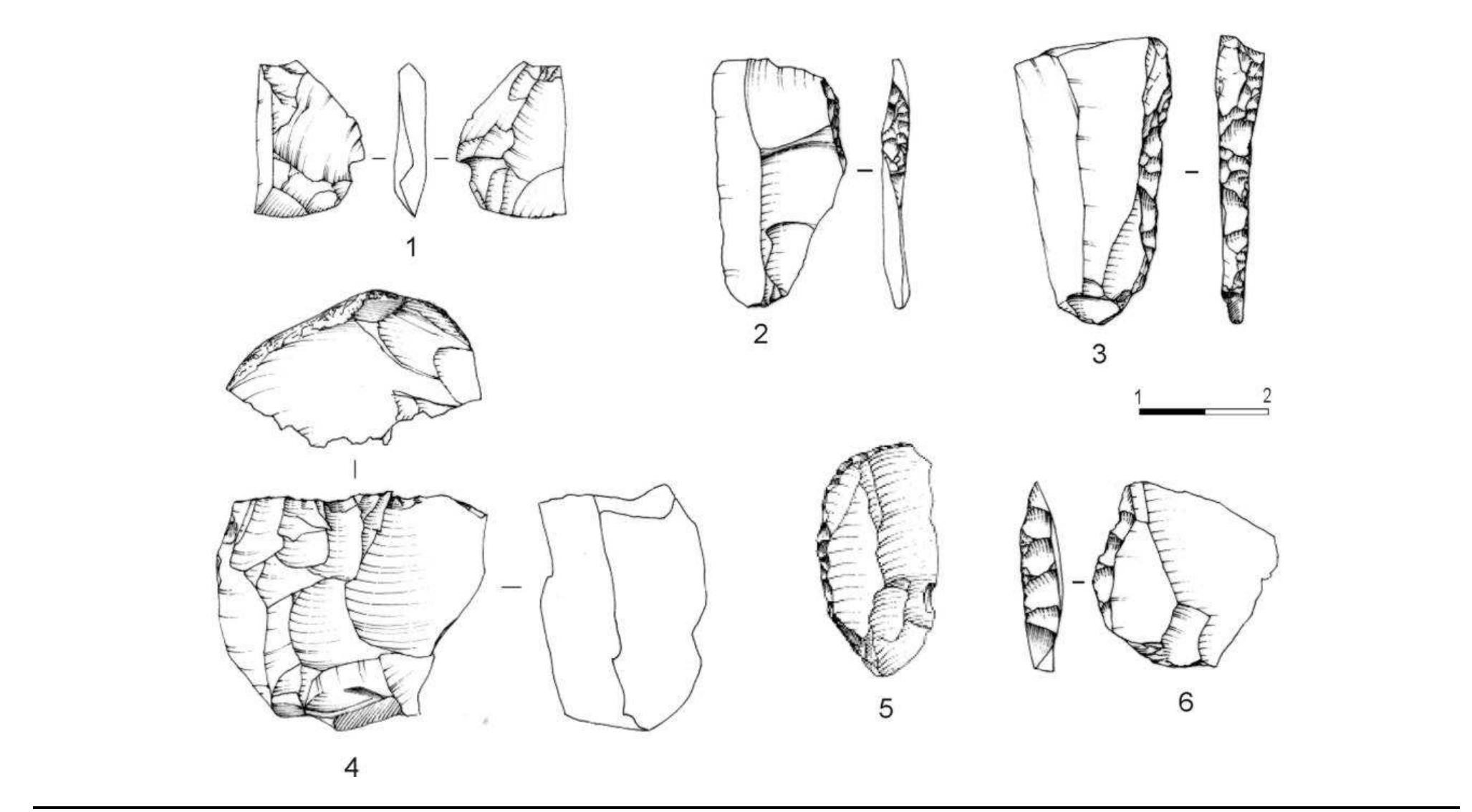 Splinter Types Sketch map showing the position of the most relevant