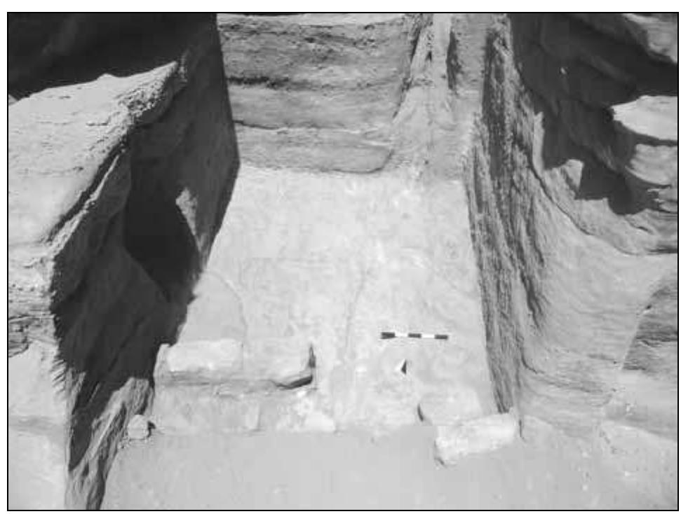 15. trench 2, sector a, with remains of wall (l. wadeson).